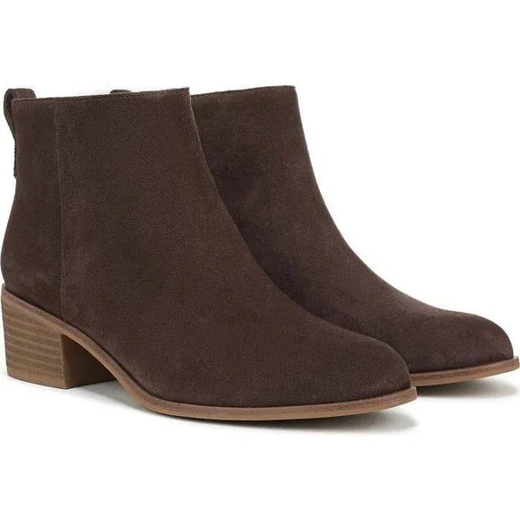 Dr. Scholl’s Dark Brown Suede Ankle Boots 9.5M NIB MSRP $115 - Picture 9 of 15